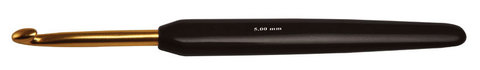 Крючок KnitPro Basix Aluminum с эргономической ручкой 8 мм 30883
