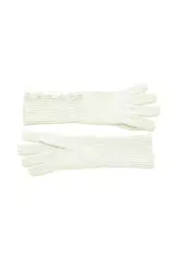 Перчатки кашемир белого цвета Marc & Andre JA17-U011-ECR