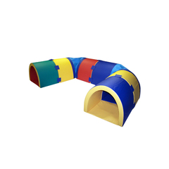 «Игровой лабиринт» 8 секций с креплениями.(мягкое дно)