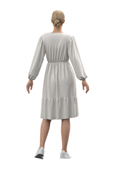 ❀ Римма. Платье миди с длинным рукавом PL-421135-02