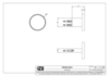 Gessi 66521#727 Origini Крючок, цвет: Brushed Brass Pvd