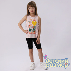 Топ с бахромой и пайетками