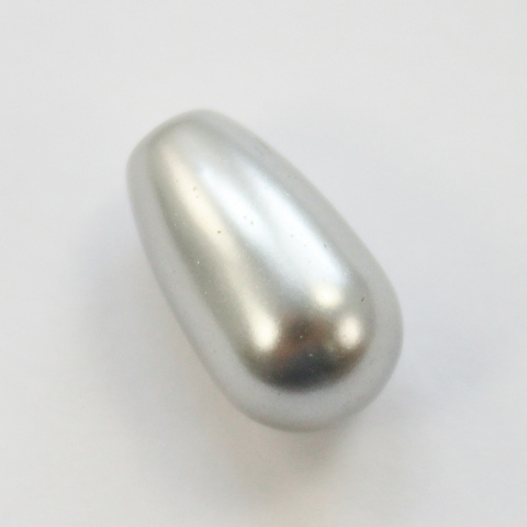 5816 Хрустальный жемчуг Сваровски Crystal Light Grey Капля с несквозным отверстием 11,5х6 мм