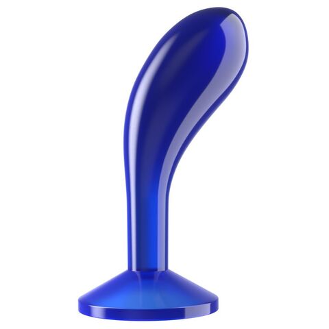 Синяя анальная втулка Flawless Clear Prostate Plug 6.0 - 15 см. - Lovetoy LV310319