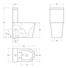 BelBagno BB2149CP-TOR/BB2149T/BB2031SC Унитаз-компакт безободковый со смывом TORNADO BelBagno FLAY-TOR BB2149CP-TOR/BB2149T/BB2031SC