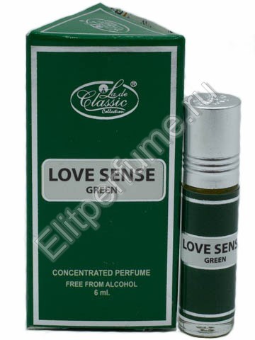 Lady Classic 6 мл Love Sense Green масляные духи из Арабских Эмиратов