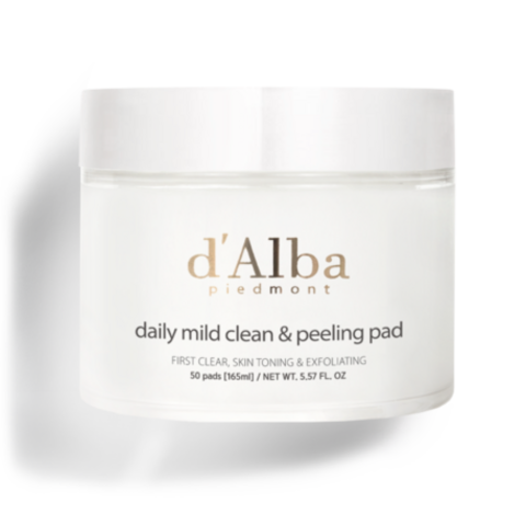 Alba косметика купить. [D'Alba] Daily mild cica Calming Pad - 165ml (50pcs). Dalba mild clean. Mild clean d Alba. Крем d'Alba для лица.