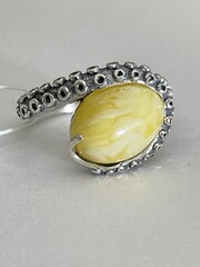 Морские камни 4 (кольцо из серебра)