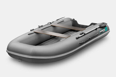 Надувная лодка GLADIATOR E300S тёмно-серый