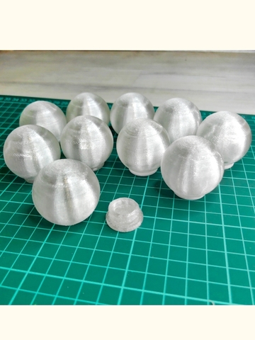 Плафоны без основания на резьбе D 4см. 10шт