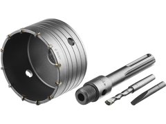 ЗУБР 100 мм, SDS - Plus, 12Т, коронка по бетону с державкой, Профессионал (2918-100)