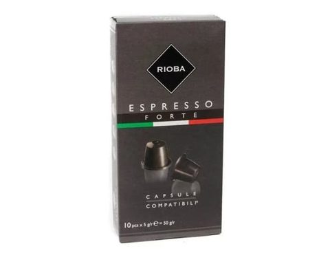 Кофе в капсулах Rioba Espresso Forte, 10 капсул для кофемашин Nespresso