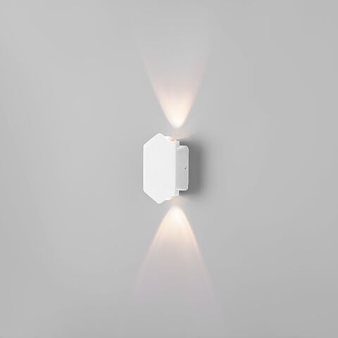Уличный настенный светодиодный светильник Elektrostandard Mini Light 35152/D белый