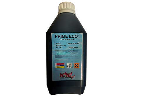 Эко-сольвентные чернила Velvet Jet Prime Eco Black 1000 мл