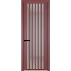 Алюминиевая дверь 3AGP красный антрацит остеклённая