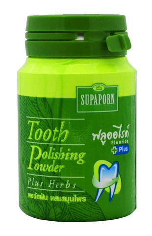 Зубной порошок с травами Supaporn Plus Herbs Tooth Polishing Powder, 90 гр СРОК ДО 30.08.2024