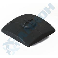 Бак для душа с подогревом Анион 250 л. горизонтальный (1000x1000x480см;черный) - арт.559460