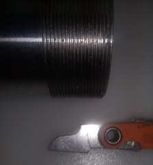 Перо вилки для Honda VTX1800 2002-2008 / GL1500 Valkyrie 1997-2003 г.в. левое