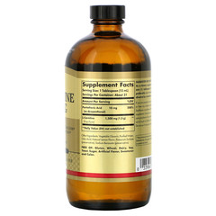 Solgar, L-Carnitine, с натуральным вкусом лимона, 1500 мг, 473 мл (16 жидких унций)