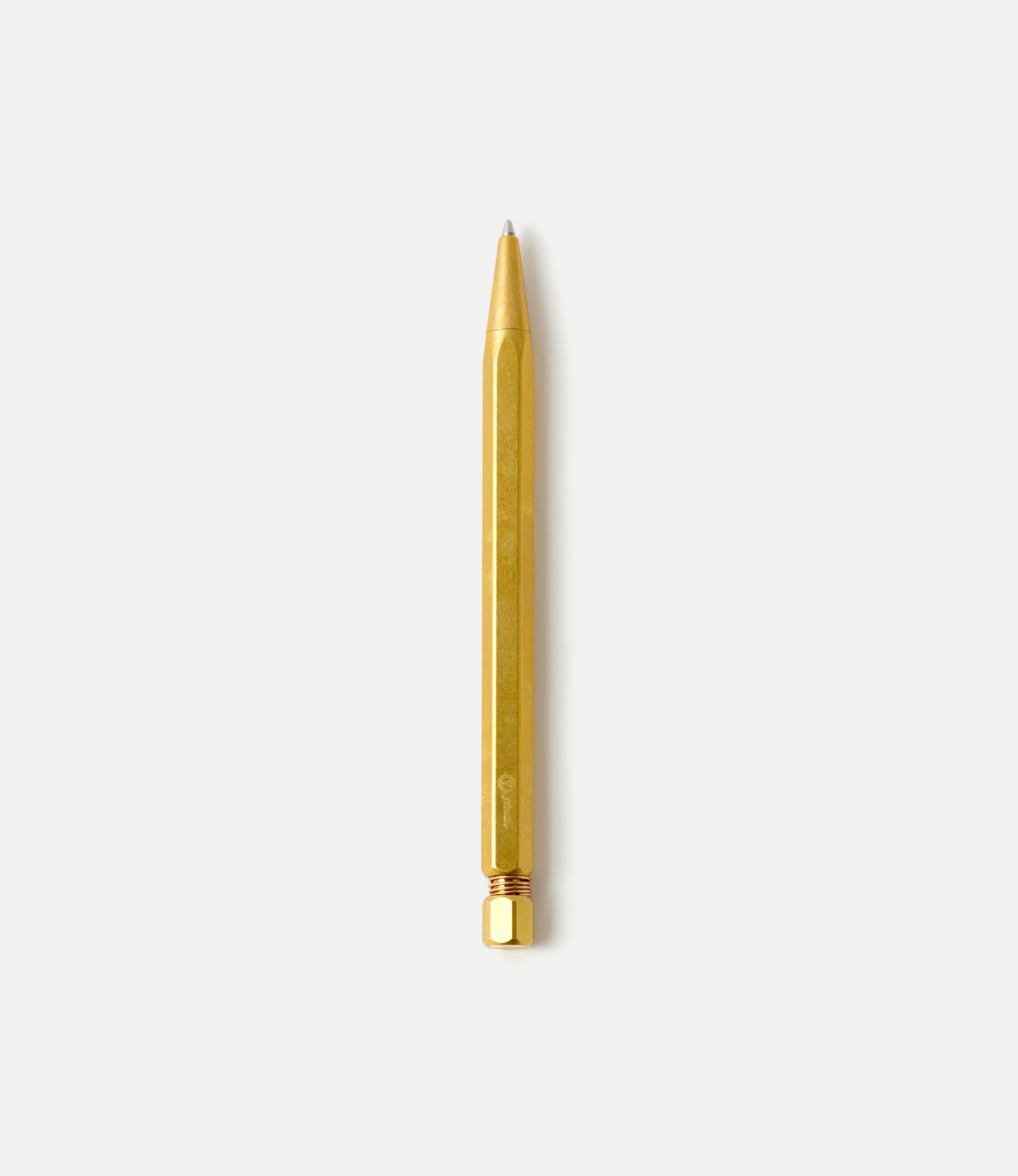 Ystudio Classic Revolve Ballpoint Pen Spring — ручка из латуни