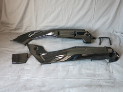 Комплект пластика чёрный Kawasaki ZZR 400-2 ZZR 600-2