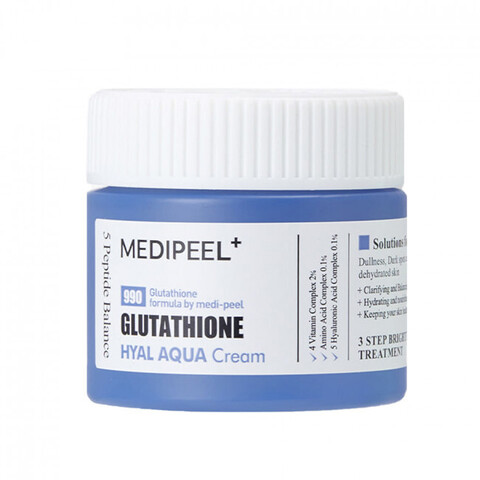 MEDI-PEEL Glutathione Hyal Aqua Cream Глубокоувлажняющий гель-крем с эффектом сияния 50g