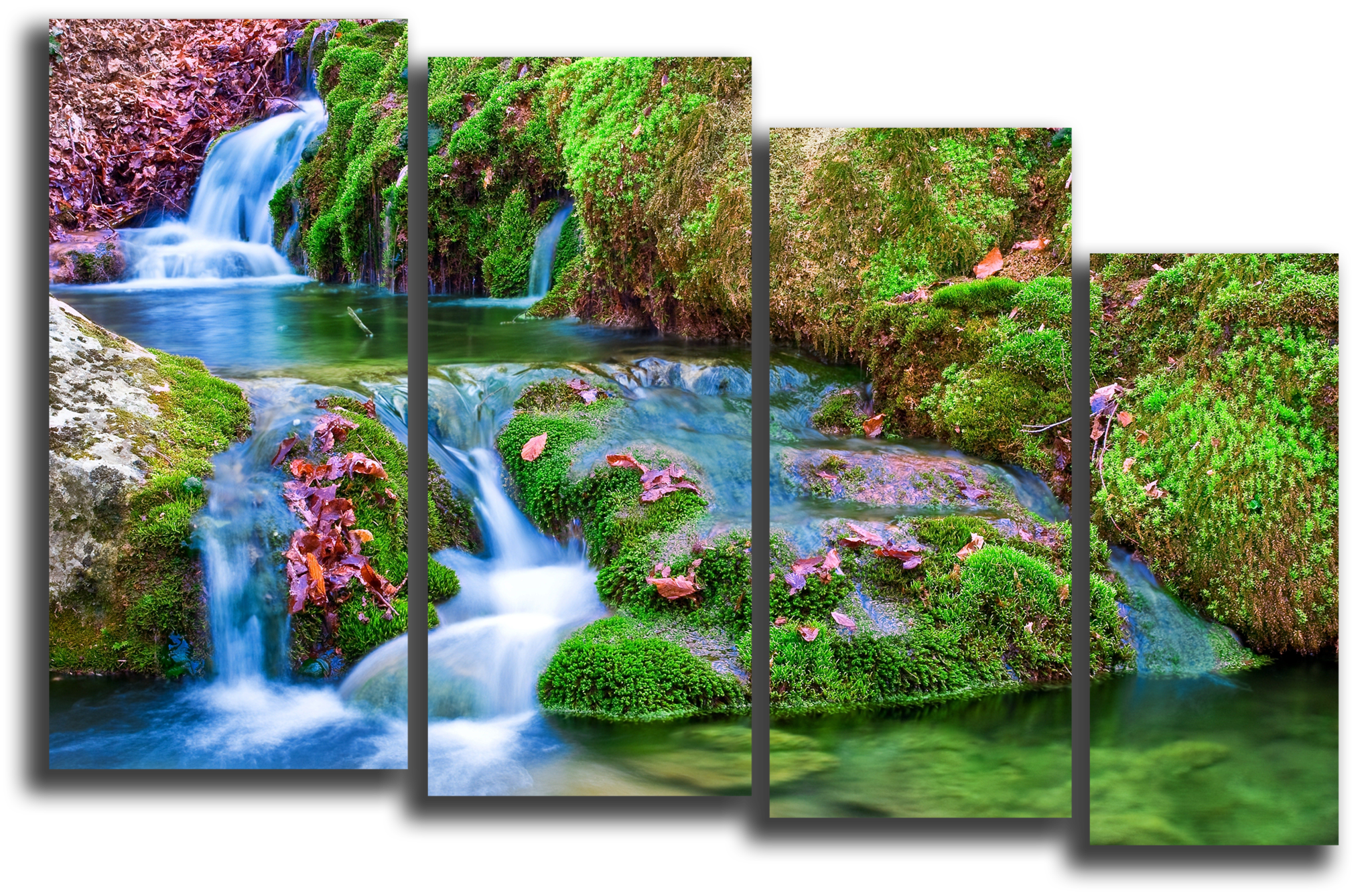 Каталог магазина водопад. Модульная картина водопад. Модульные картины на стену с водопадом. Картина водопад с подсветкой и звуками природы. Модульная картина водопад в интерьере.
