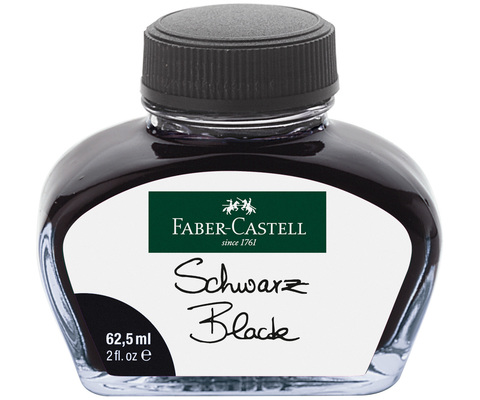 Флакон с чернилами для перьевой ручки Faber-Castell черный 62 мл