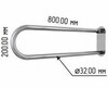 Доступная страна 3207-800 Поручень для унитаза