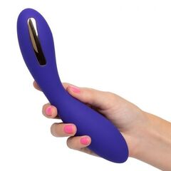 Фиолетовый вибратор с электростимуляцией Intimate E-Stimulator Wand - 21,5 см. - 