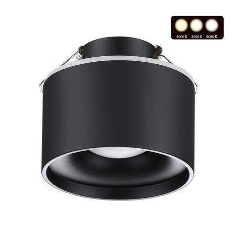 Встраиваемый светодиодный светильник Novotech GIRO 358962, IP20 LED 3000К\4000К\6000К 12W вниз + 3W вверх 110-265V