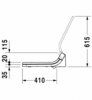 Duravit SensoWash® Starck 610000000000000 Сиденье для унитаза, Duravit, SensoWash® Starck, с душем, ширина, мм-370, глубина, мм-515, высота, мм-35, тип шарниров-SoftClose, декор-без декора, цвет-белый
