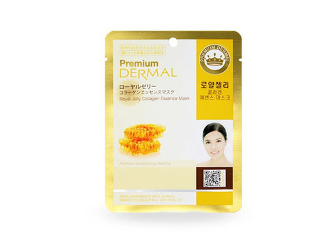 Маска с коллагеном и экстрактом пчелиного маточного молочка "Premium Dermal", 25г