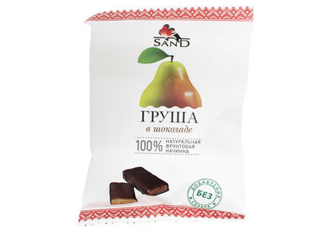 Конфеты шоколадные Sand "Груша в шоколаде", 135г