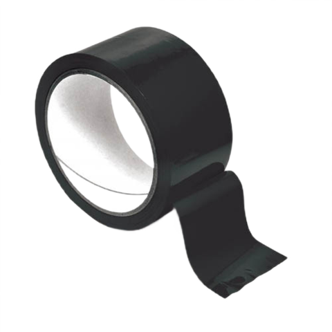 Купить Лента ПВХ 50мм, липкая черная недорого со склада в Хабаровске, Якутске, Владивостоке, Южно-Сахалинске, Благовещенске