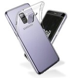 Силиконовый чехол TPU Clear case для Samsung Galaxy A8 2018 (Прозрачный)