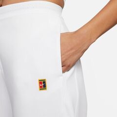 Женские теннисные брюки Nike Court Dri-Fit Basic Heritage Pants - white