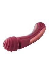 Жезловый вибромассажер Dinky Curved Wand Jacky O. - 21,4 см. - 