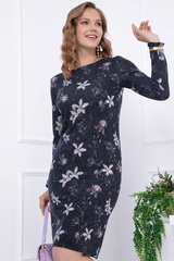 ПЛАТЬЕ БАЙЯ (ДАРК БЛУ) Bellovera (Акция)