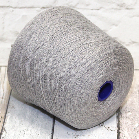 Шерсть ягненка LAMBSWOOL 2/17 серый меланж