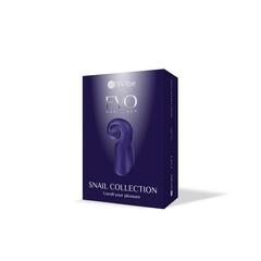 Синий мастурбатор SVibe Evo с вибрацией - 