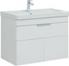 Aquanet 310150 Тумба Ирис new 80 подвесная 1 ящ. 2 фасада цв.белый глянец (310150)
