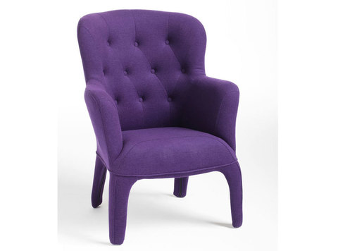 Кресло DUPEN 689V пурпурное