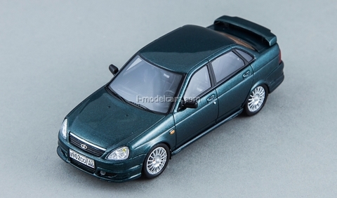 Lada Priora TMS blue-green met DIP 1:43