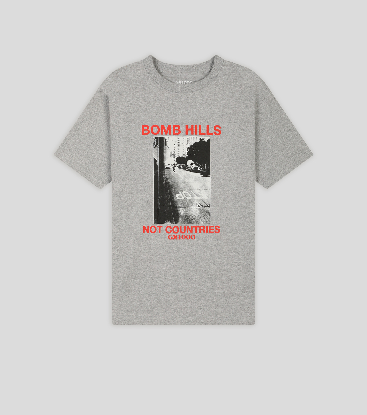 Bomb Hills Not Countries Tee – купить за 2995Р | ОКТЯБРЬ Скейт шоп