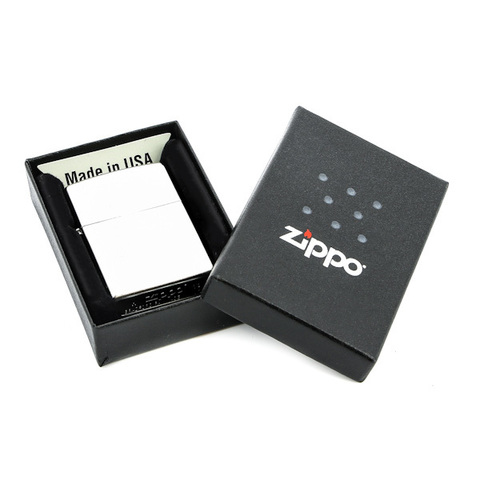 Зажигалка Zippo Diamond plate с покрытием Satin Chrome, латунь/сталь, серебристая, матовая