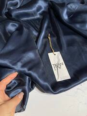 Однотонная подкладочная вискоза (100%вискоза, Туманный джинс, 135, 85 гр/м2)