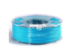 Пластик ABS+ ESUN 1.75 мм 1кг., голубой / light blue (ABS+175Q-U1)