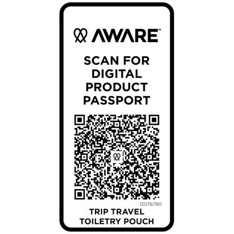 Trip Aware™ дорожная косметичка из переработанного материала 2 л