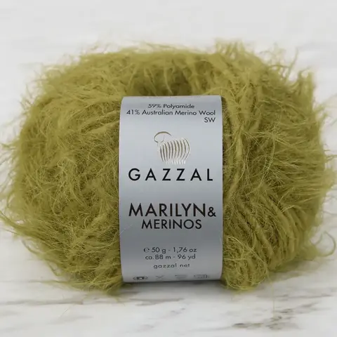 Пряжа Gazzal Marilyn & Merinos 8260 фисташка
